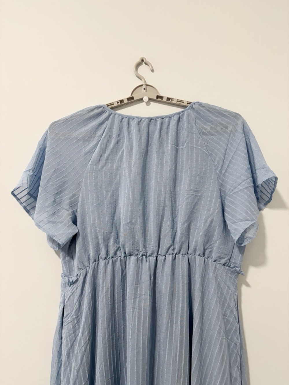 BloomChic Light Blue Peasant Dress Womens Size 18-20 Cottagecore Prairie Boho - Picture 11 of 12